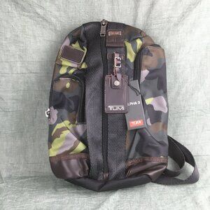Tumi Alpha Bravo Monterey Sling Shoulder Bag Camouflage